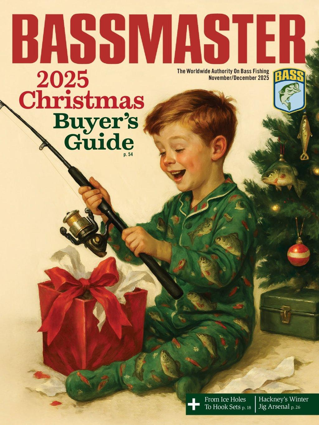 Bassmaster Magazine November 1st, 2025 Issue Cover