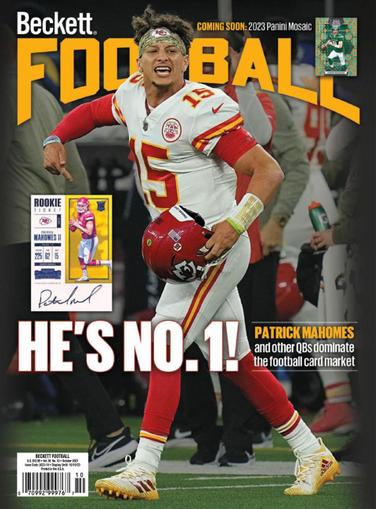 Beckett Football Magazine Cover