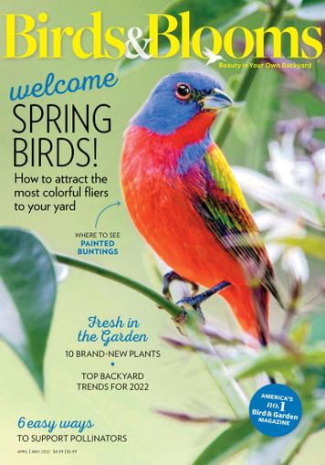 Birds & Blooms Magazine April 1st, 2022 Issue Cover