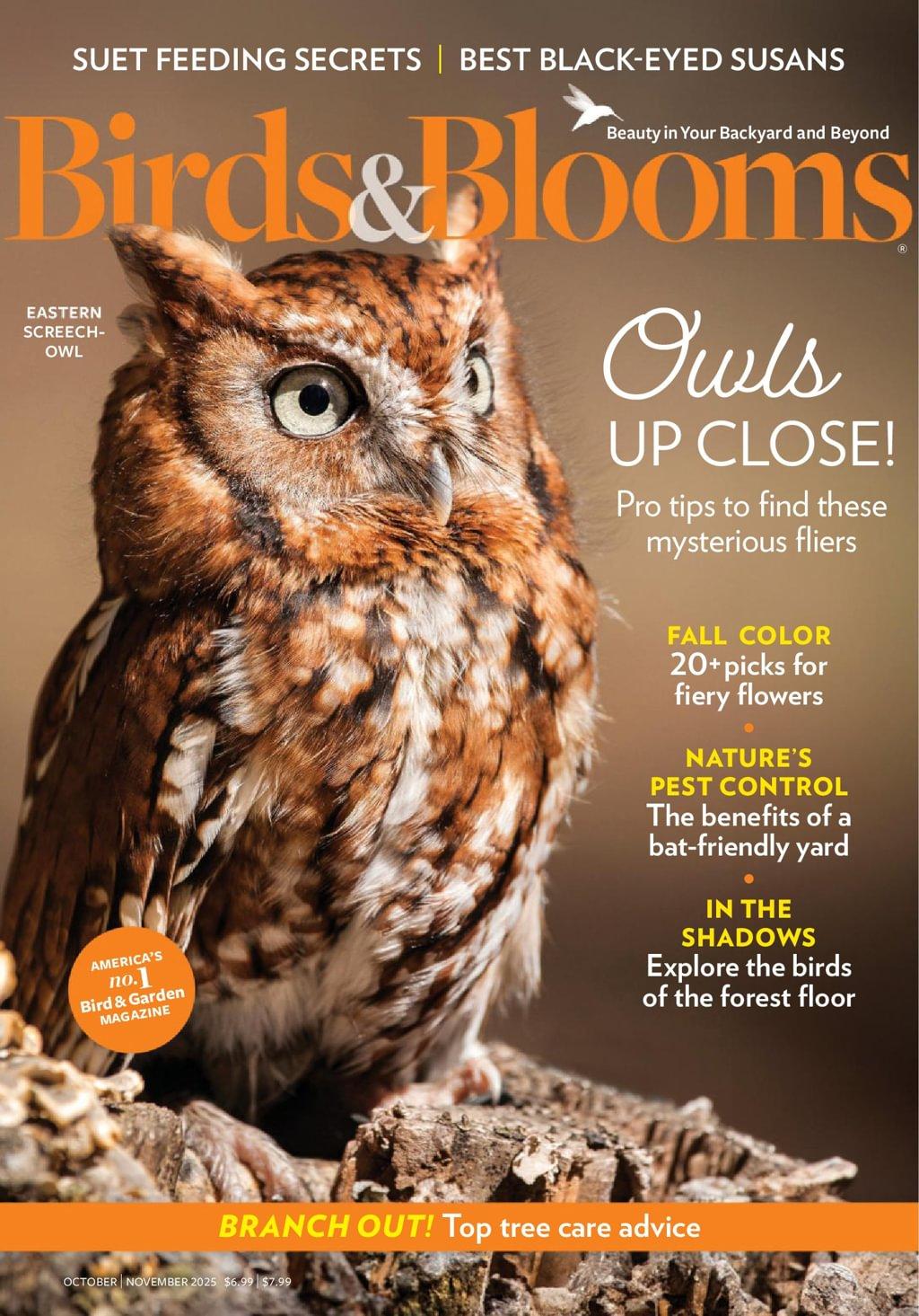 Birds & Blooms Magazine Subscription                    October 1st, 2025 Issue