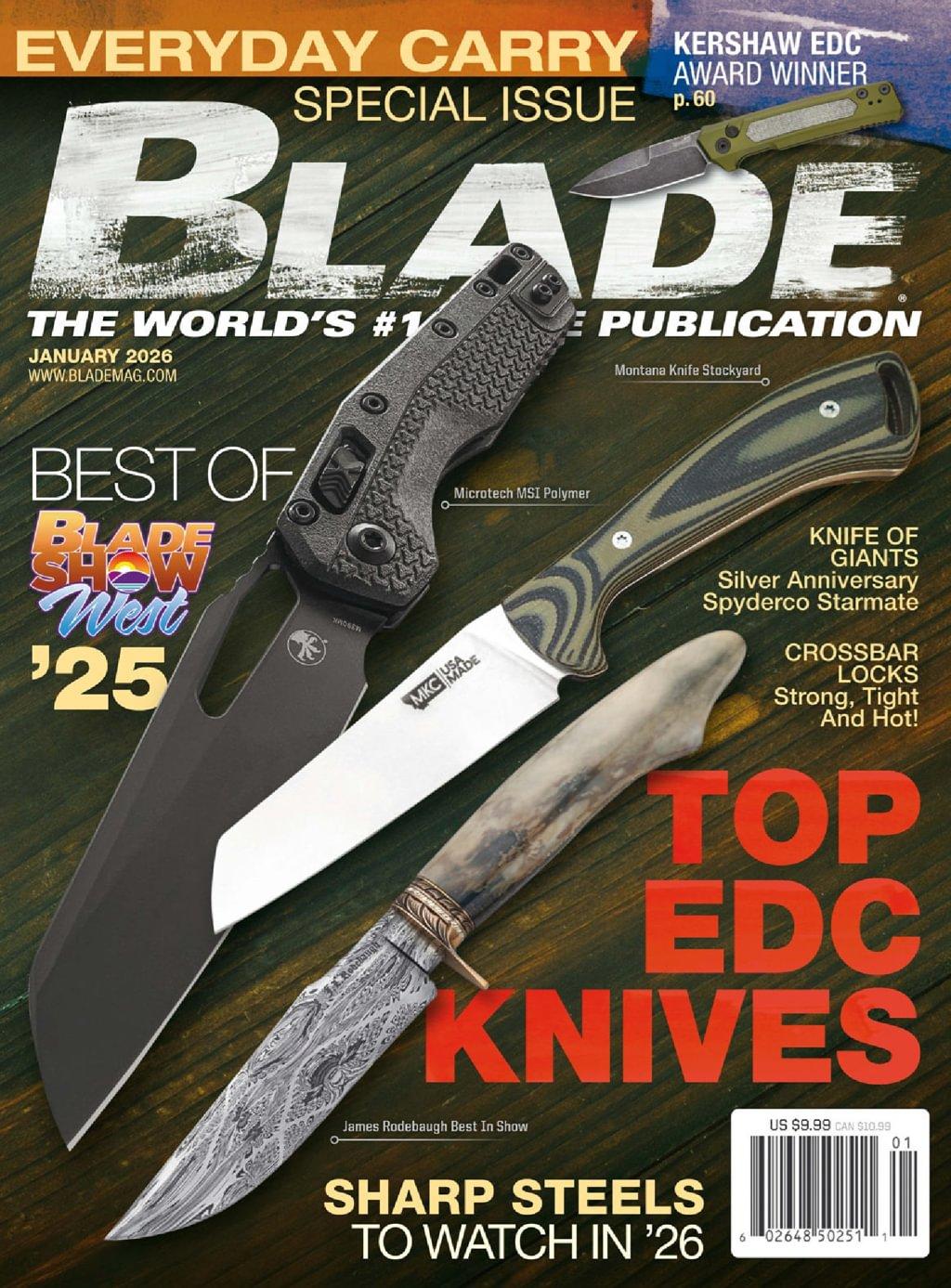 Blade Magazine Subscription                    January 1st, 2026 Issue
