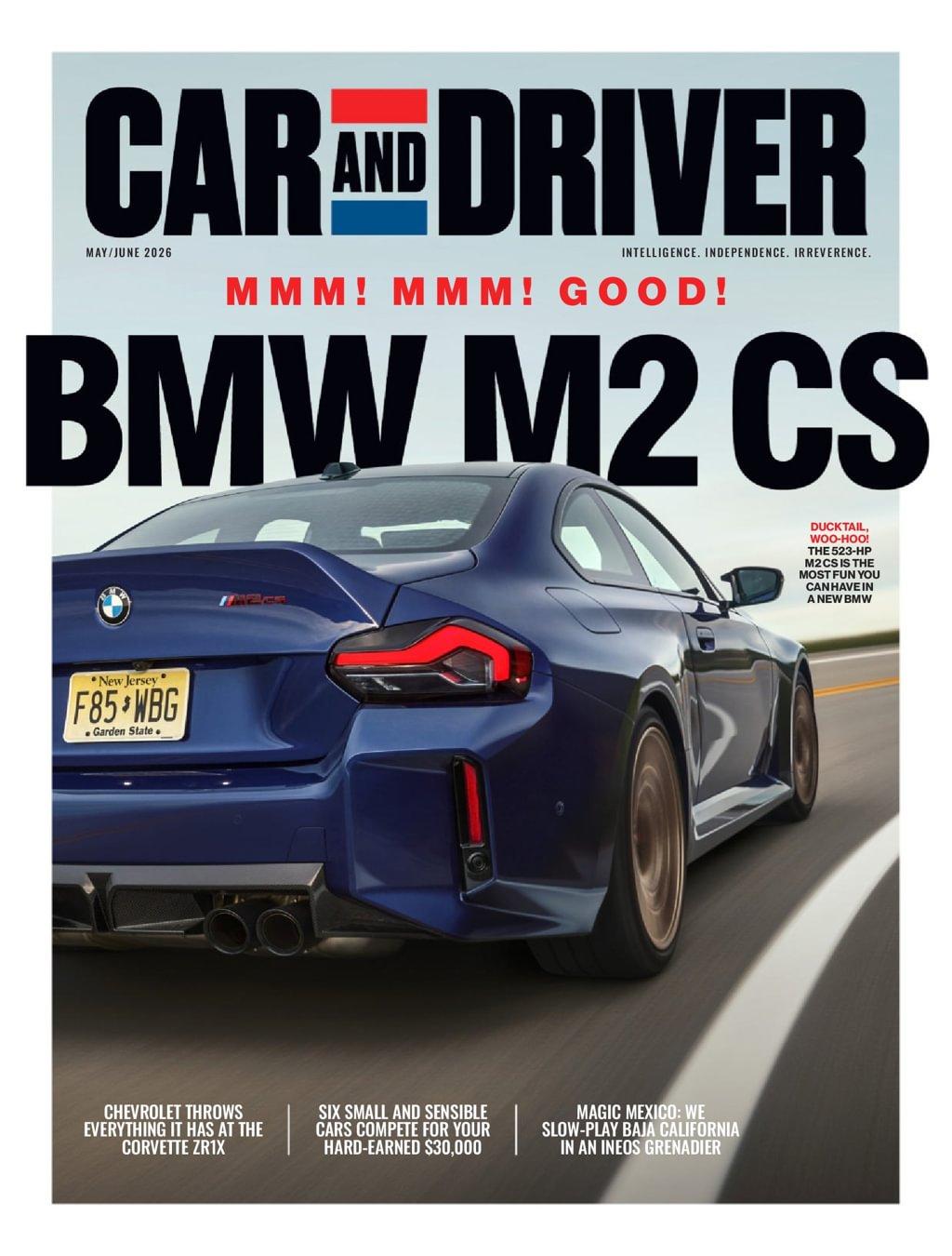 Car and Driver Magazine Subscription