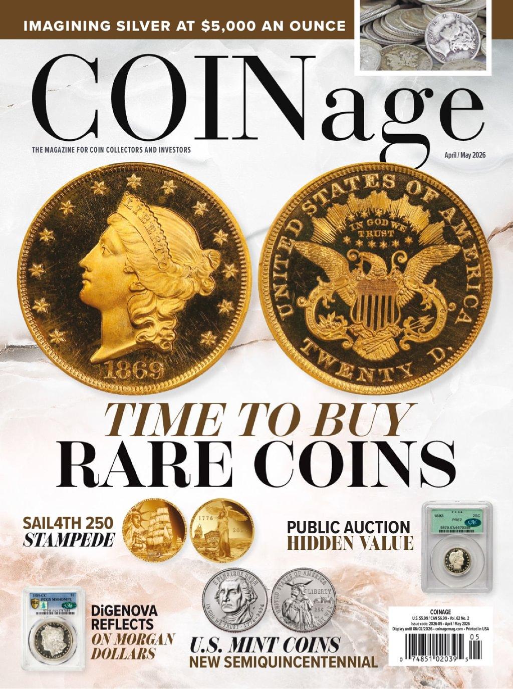 Coinage Magazine April 1st, 2026 Issue Cover