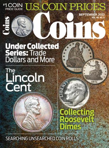 Coins Magazine September 1st, 2022 Issue Cover