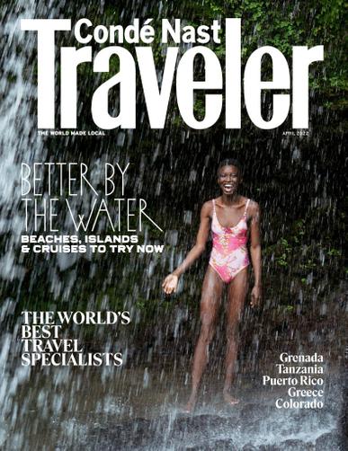 Conde Nast Traveler Magazine April 1st, 2022 Issue Cover