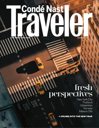 Conde Nast Traveler Magazine December 1st, 2022 Issue Cover