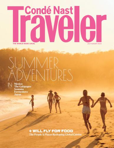 Conde Nast Traveler Magazine July 1st, 2022 Issue Cover