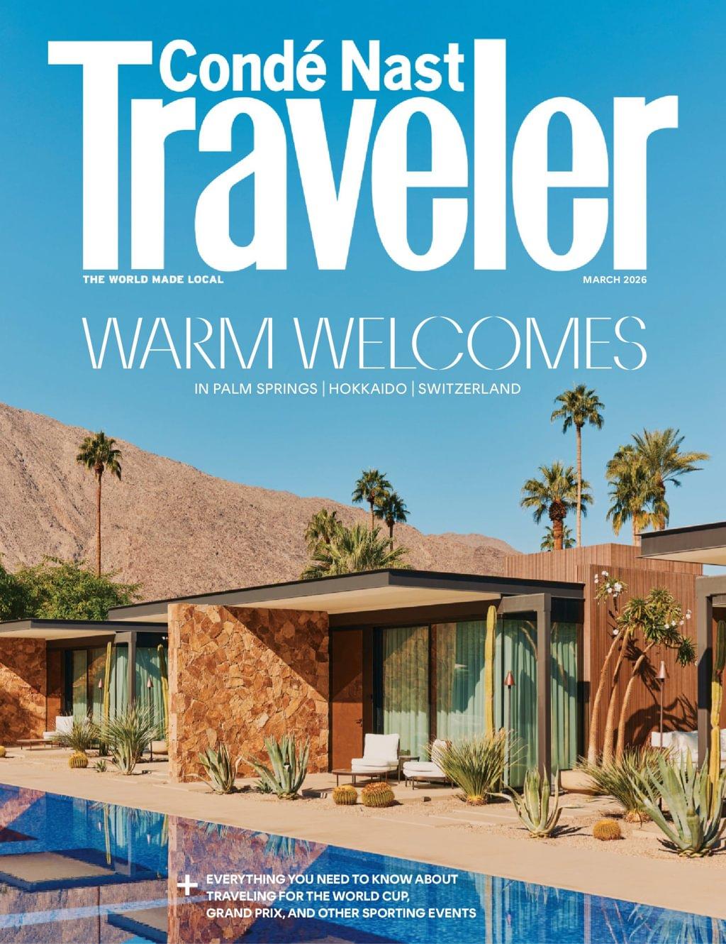 Conde Nast Traveler Magazine Subscription                    February 3rd, 2026 Issue