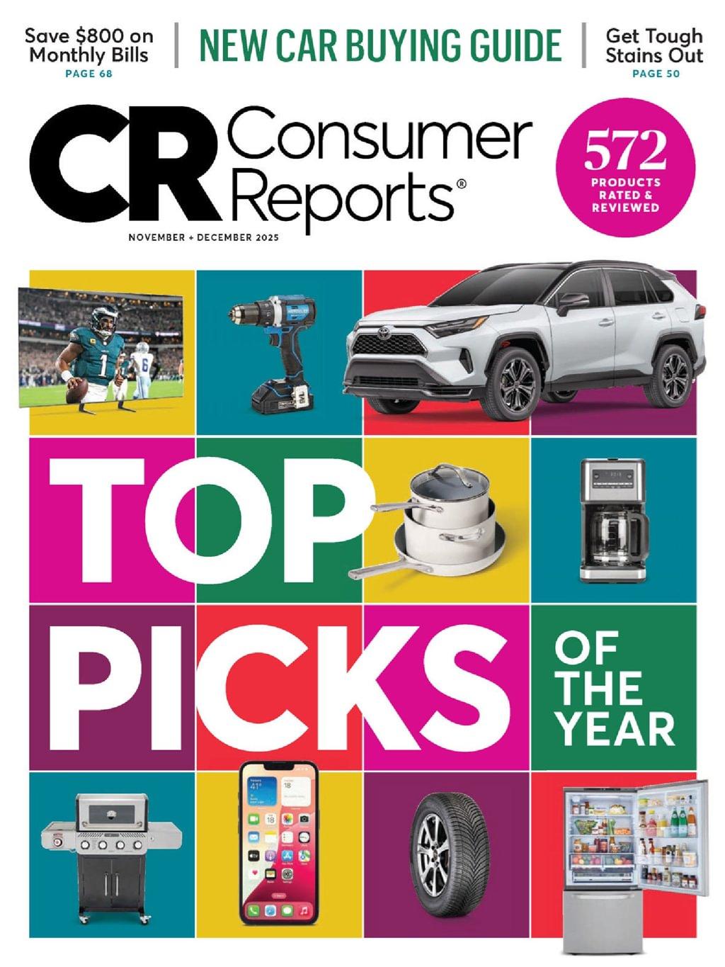 Consumer Reports Magazine Subscription                    November 1st, 2025 Issue
