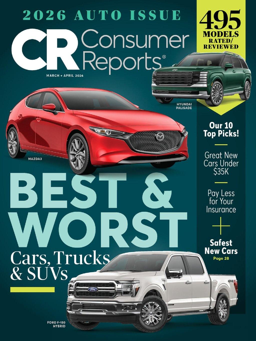 Consumer Reports Magazine March 1st, 2026 Issue Cover