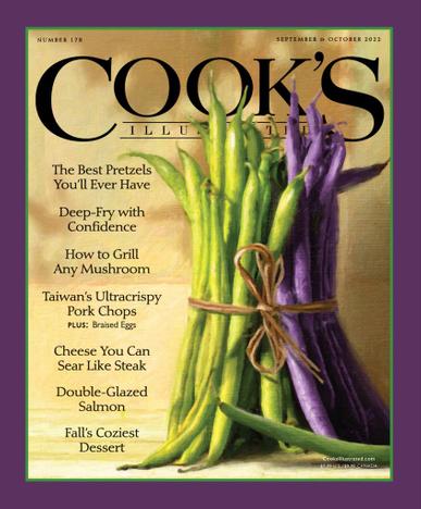 Cook's Illustrated Magazine September 1st, 2022 Issue Cover