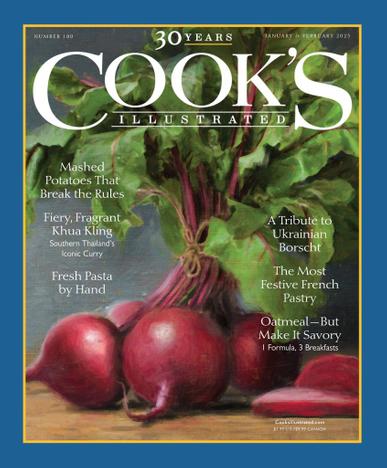 Cook's Illustrated Magazine January 1st, 2023 Issue Cover