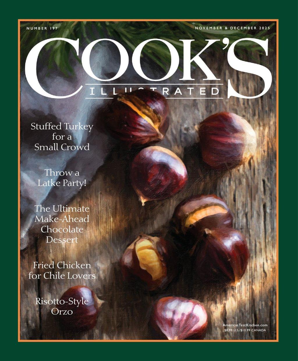 Cook's Illustrated Magazine Subscription                    November 1st, 2025 Issue