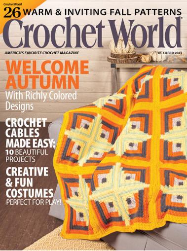 Crochet World Magazine October 1st, 2022 Issue Cover