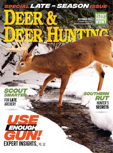 Deer & Deer Hunting Magazine December 1st, 2022 Issue Cover