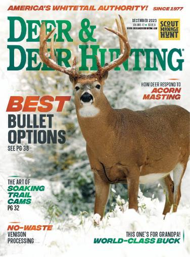 Deer & Deer Hunting Magazine December 1st, 2023 Issue Cover