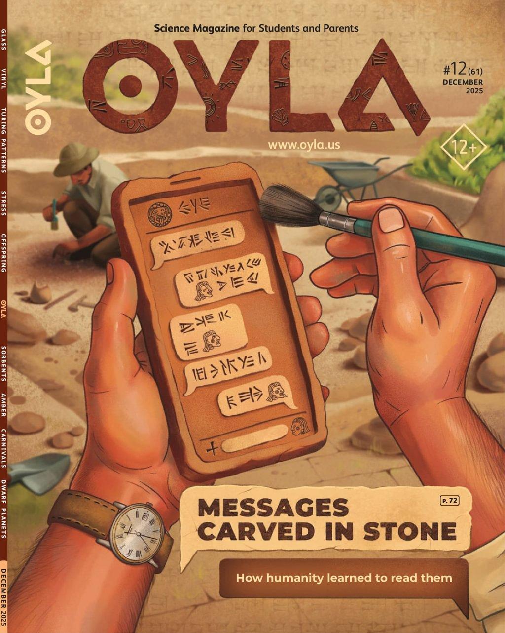 Oyla Magazine December 1st, 2025 Issue Cover