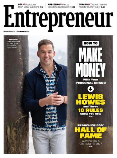Entrepreneur Magazine March 1st, 2023 Issue Cover