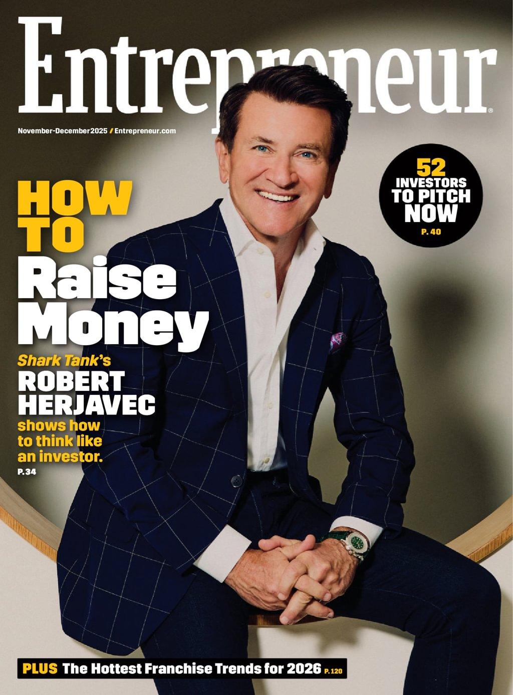 Entrepreneur Magazine November 1st, 2025 Issue Cover