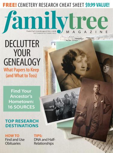 Family Tree Magazine September 1st, 2022 Issue Cover