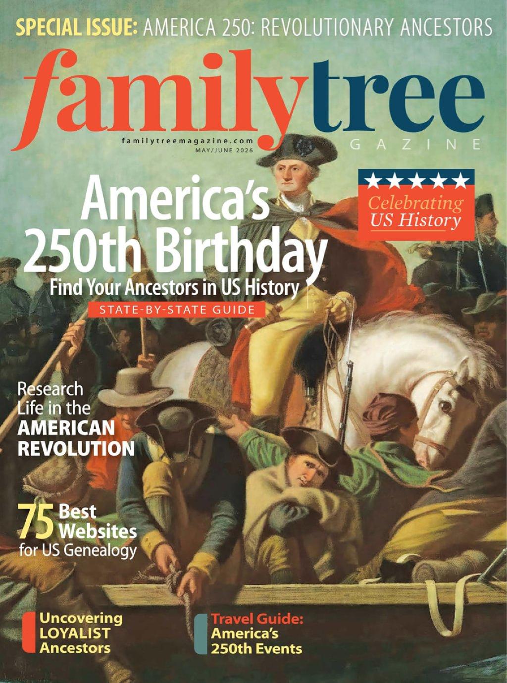 Family Tree Magazine May 1st, 2026 Issue Cover
