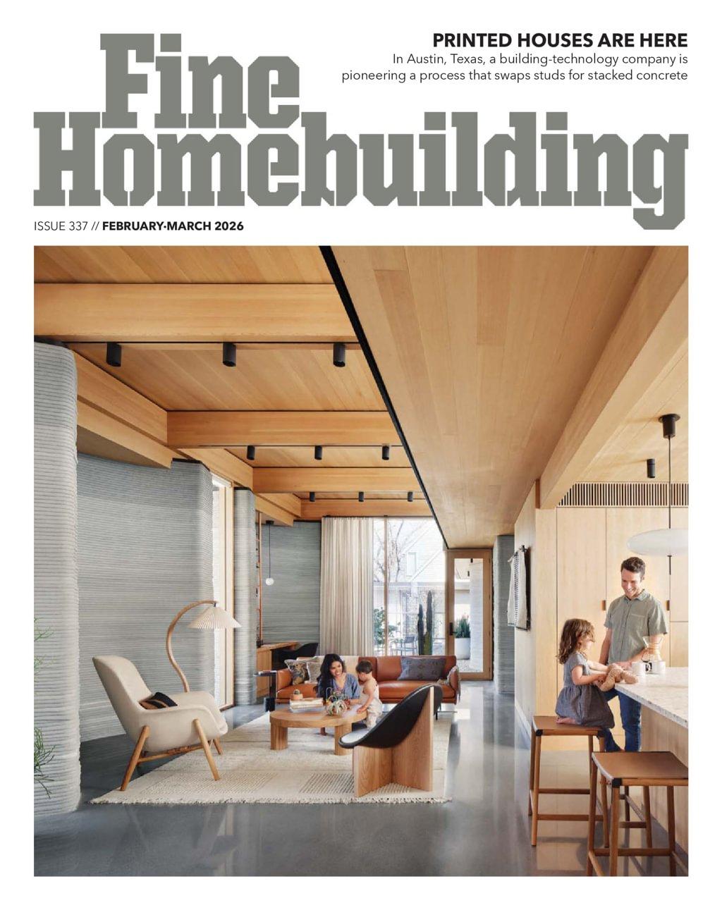 Fine Homebuilding Magazine February 1st, 2026 Issue Cover