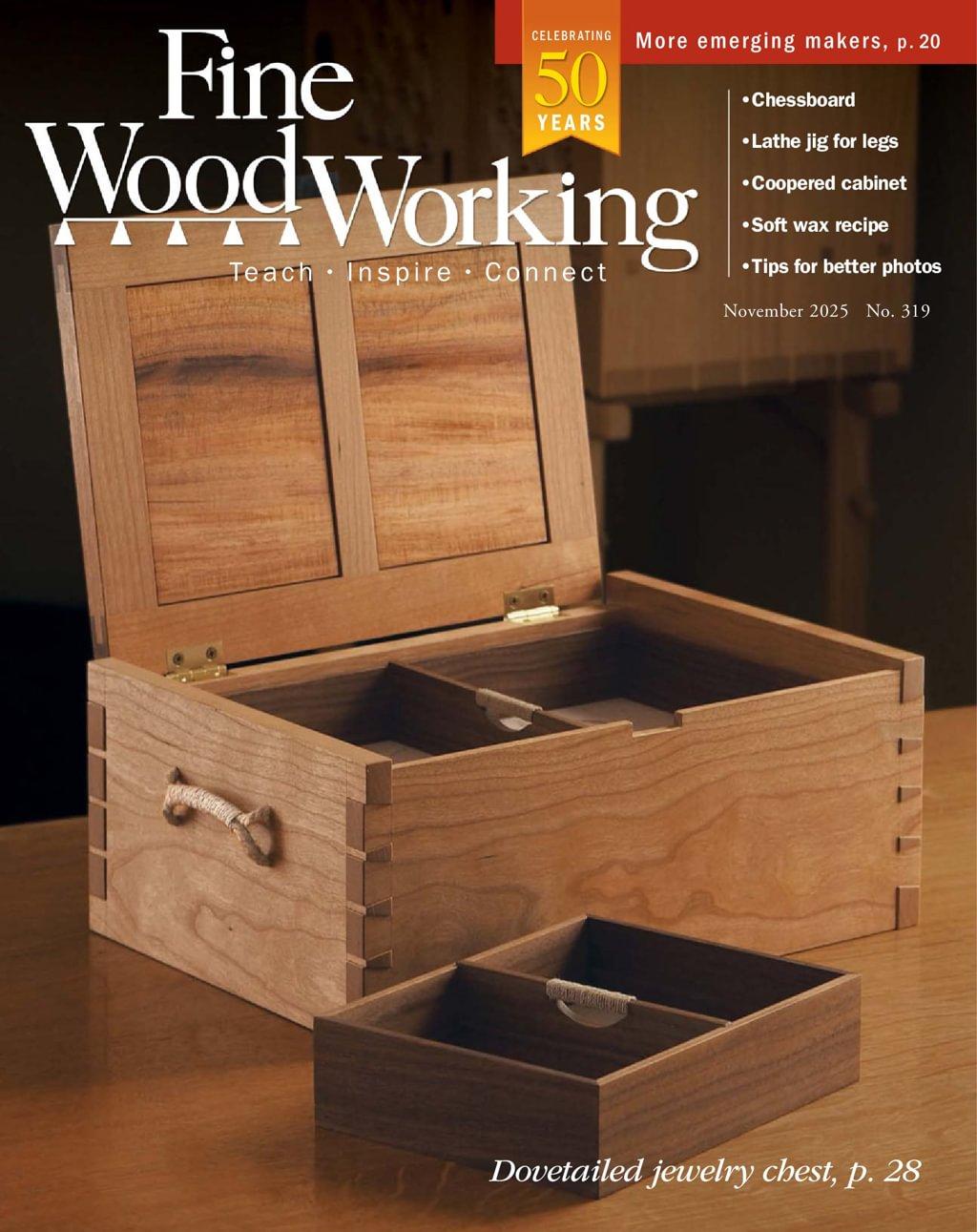 Fine Woodworking Magazine Subscription                    October 1st, 2025 Issue