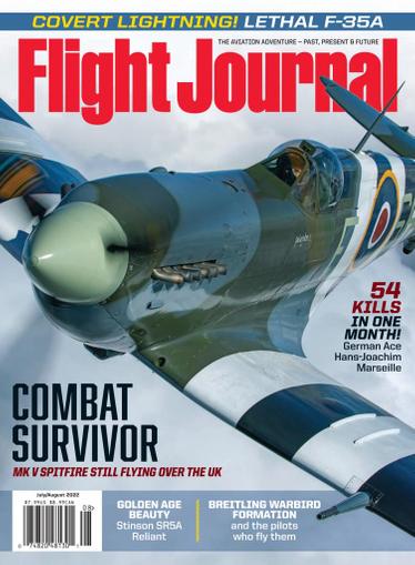 Flight Journal Magazine July 1st, 2022 Issue Cover
