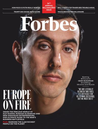 Forbes Magazine April 1st, 2022 Issue Cover