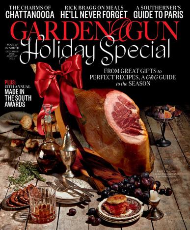 Garden & Gun Magazine November 15th, 2021 Issue Cover