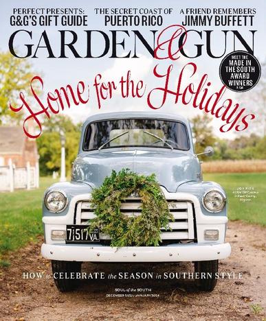 Garden & Gun Magazine December 1st, 2023 Issue Cover