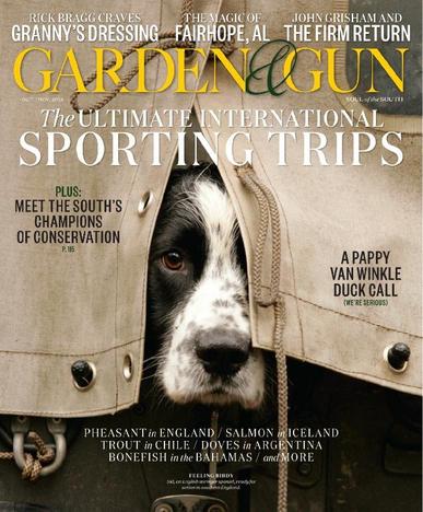 Garden & Gun Magazine October 1st, 2023 Issue Cover