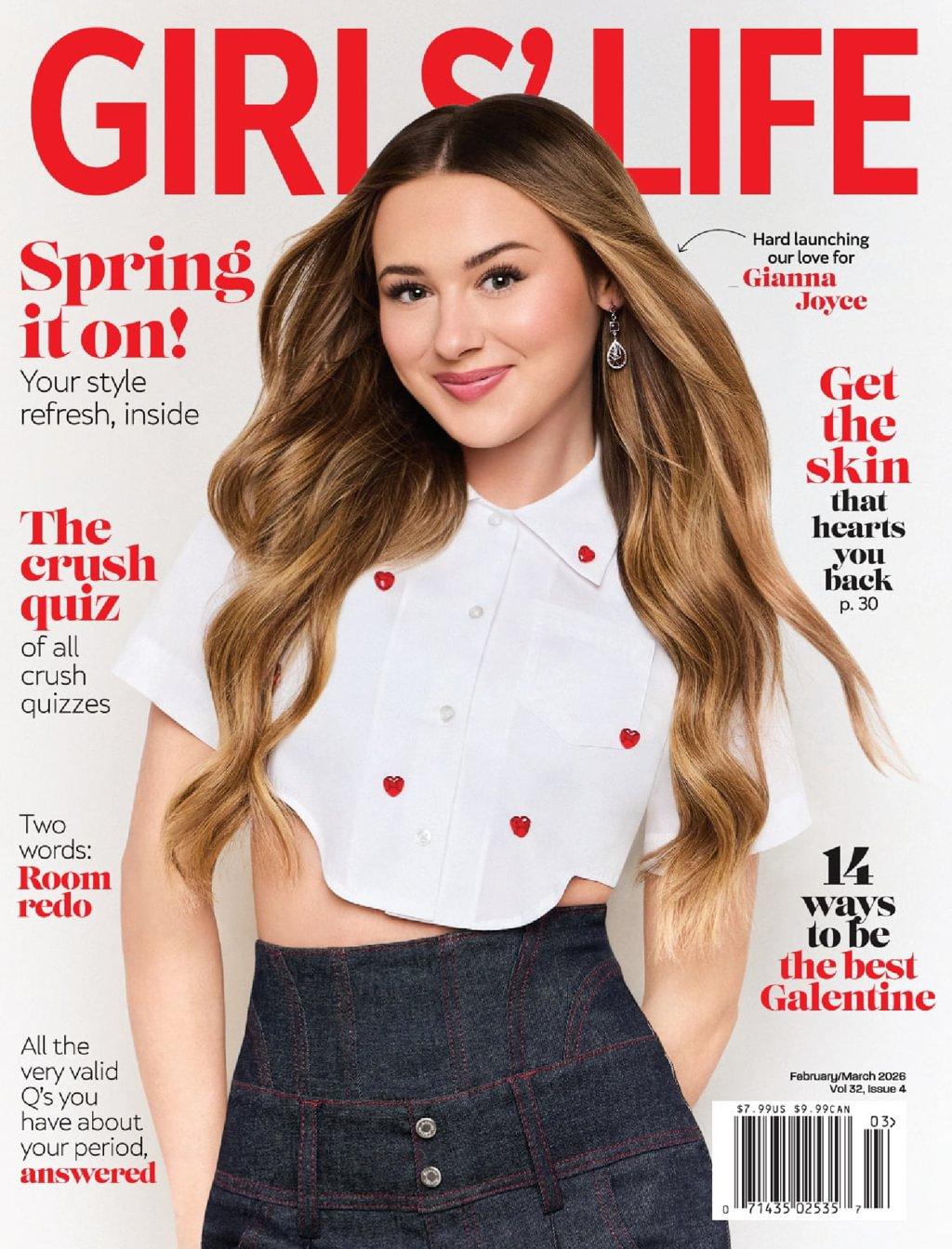 Girls Life Magazine February 1st, 2026 Issue Cover