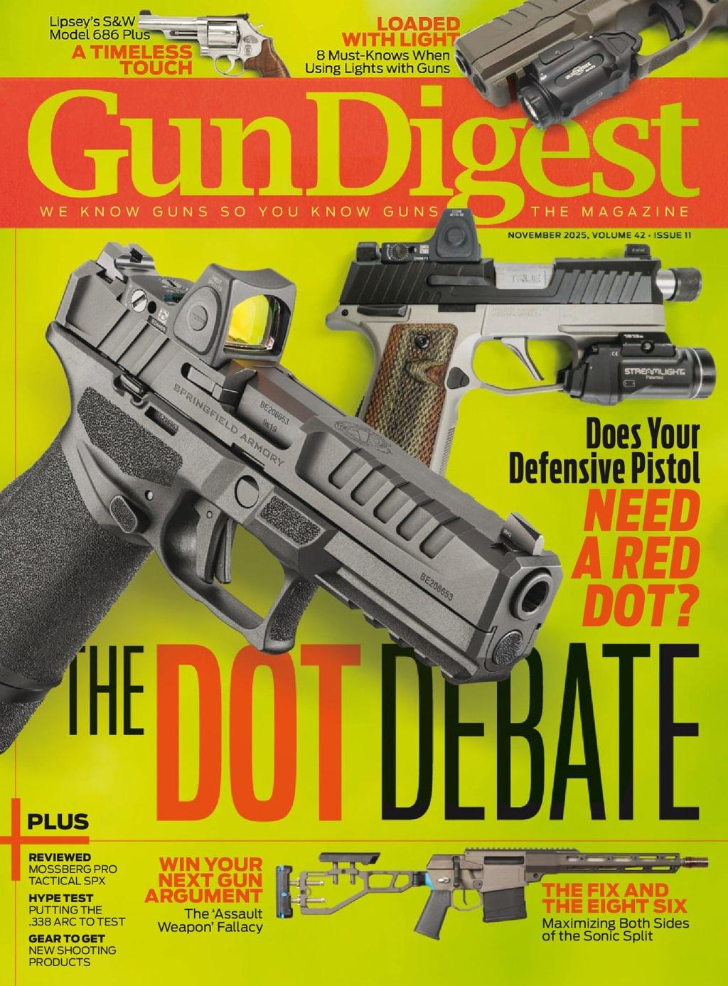 Gun Digest Magazine November 1st, 2025 Issue Cover