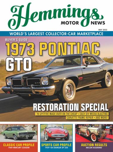 Hemmings Motor News Magazine May 1st, 2022 Issue Cover