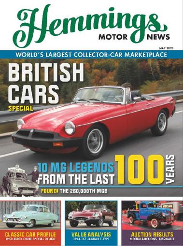 Hemmings Motor News Magazine May 1st, 2023 Issue Cover