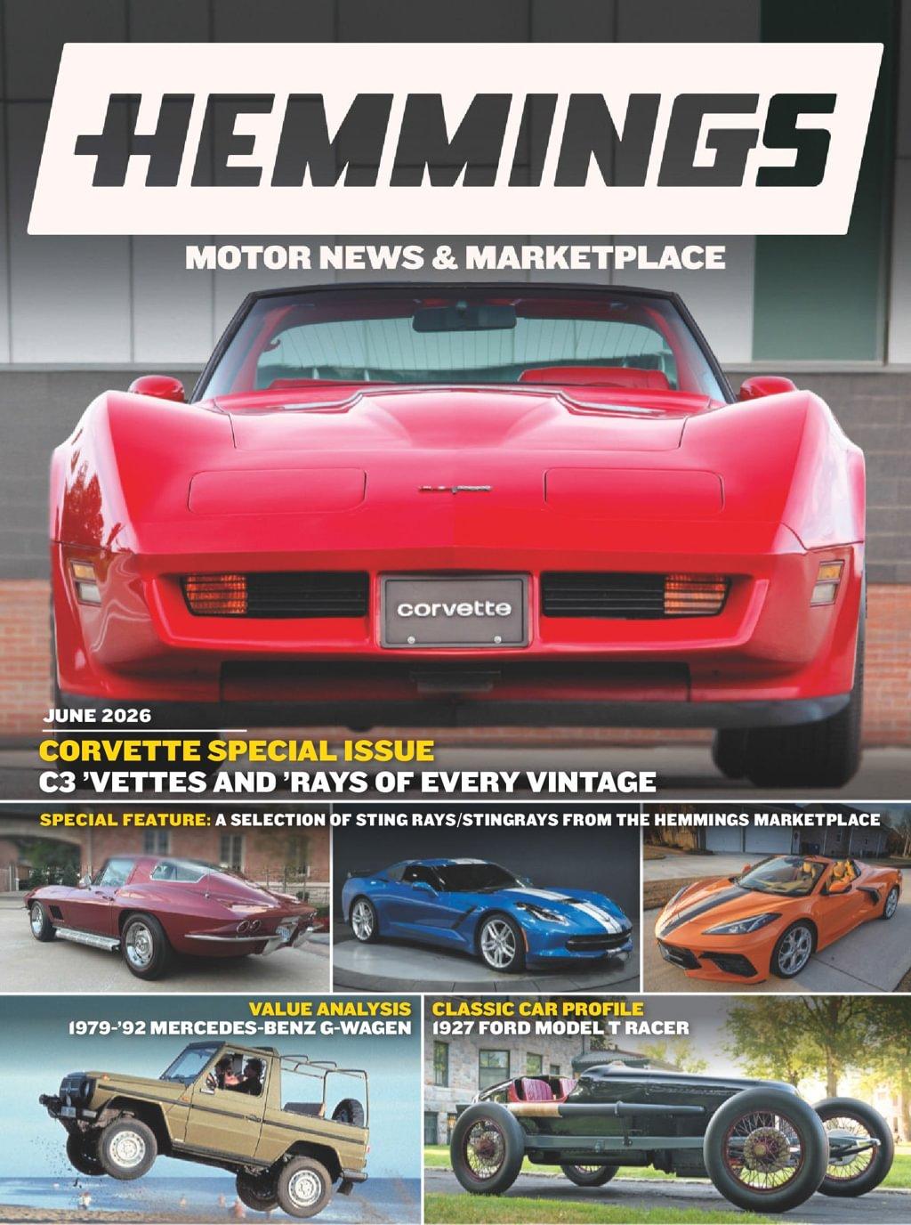 Hemmings Motor News Magazine Subscription                    June 1st, 2026 Issue