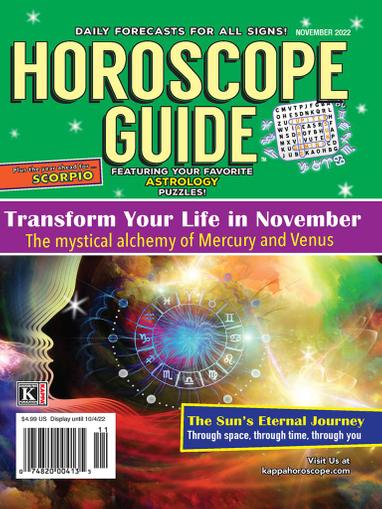 Horoscope Guide Magazine November 1st, 2022 Issue Cover