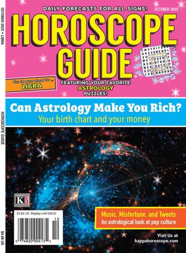 Horoscope Guide Magazine October 1st, 2022 Issue Cover