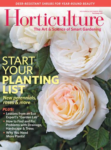 Horticulture Magazine November 1st, 2022 Issue Cover