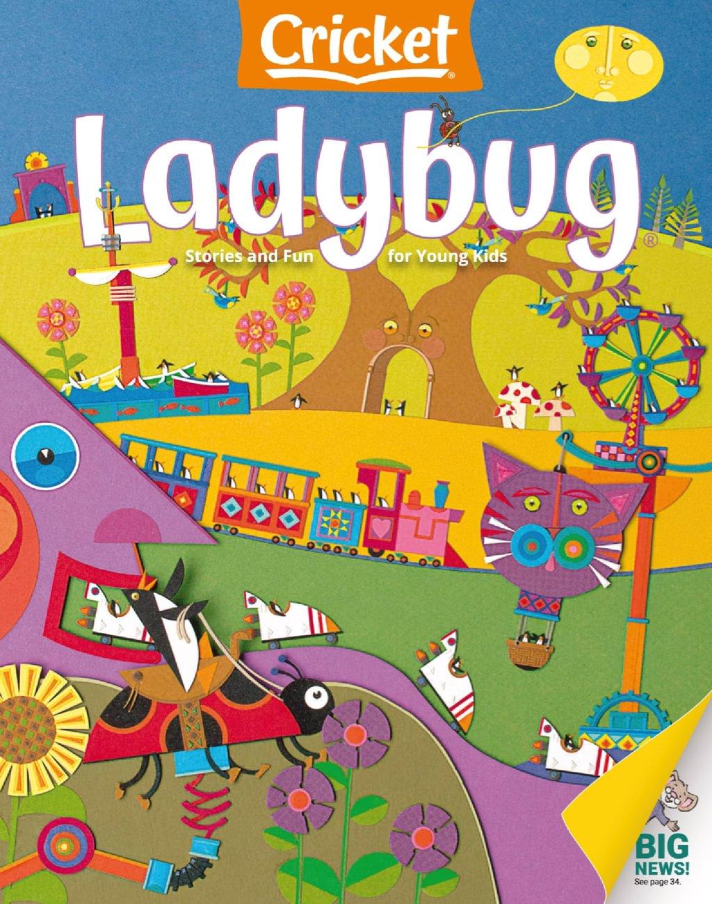 Ladybug Magazine July 1st, 2025 Issue Cover