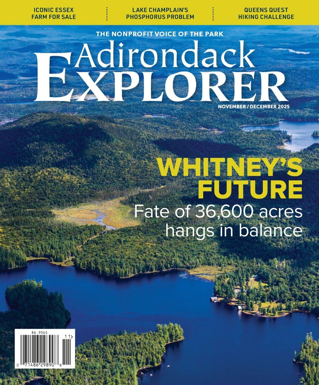 Adirondack Explorer Magazine November 1st, 2025 Issue Cover