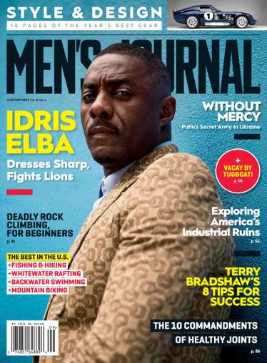 Men's Journal Magazine August 1st, 2022 Issue Cover