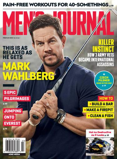Men's Journal Magazine February 1st, 2022 Issue Cover