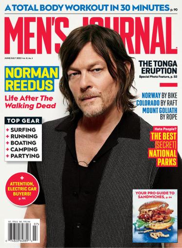 Men's Journal Magazine June 1st, 2022 Issue Cover