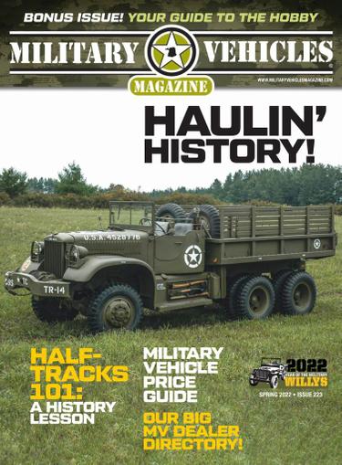 Military Vehicles Magazine April 15th, 2022 Issue Cover