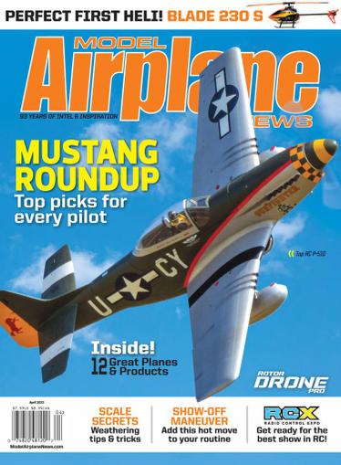 Model Airplane News Magazine April 1st, 2022 Issue Cover