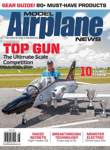 Model Airplane News Magazine August 1st, 2022 Issue Cover