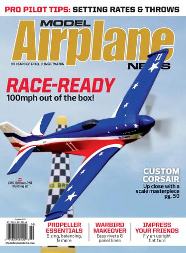 Model Airplane News Magazine October 1st, 2022 Issue Cover