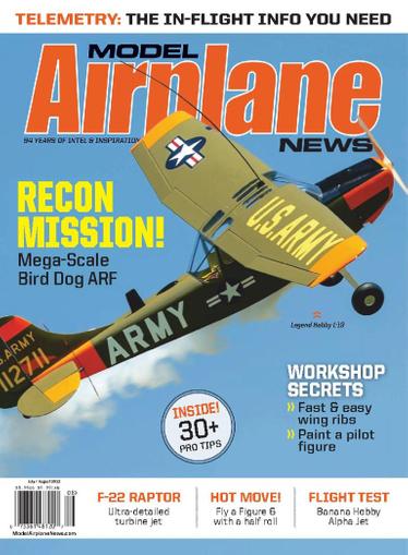 Model Airplane News Magazine July 1st, 2023 Issue Cover